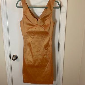 Orange fitted Walter Baker dress sz Small